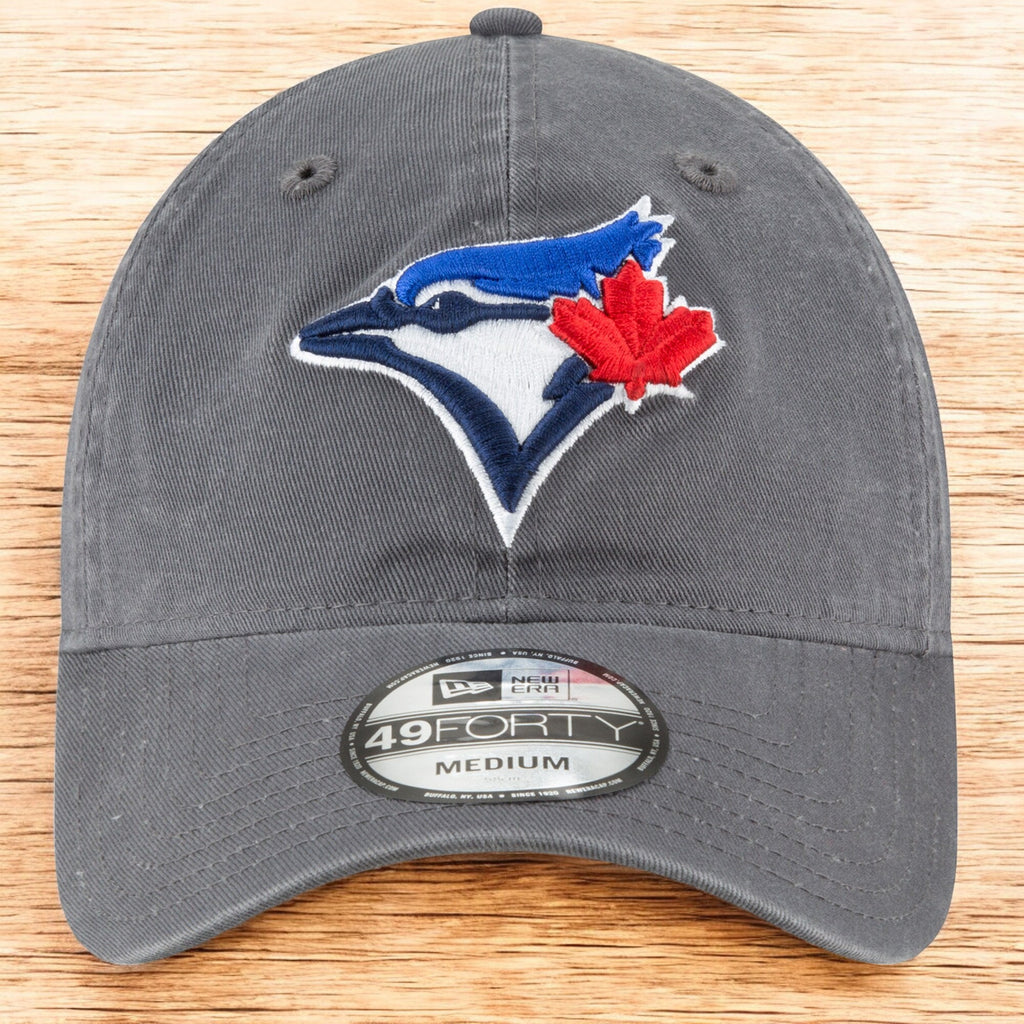 [11605668] Mens New Era MLB Core Fit 49Forty Fitted - Toronto Blue Jays