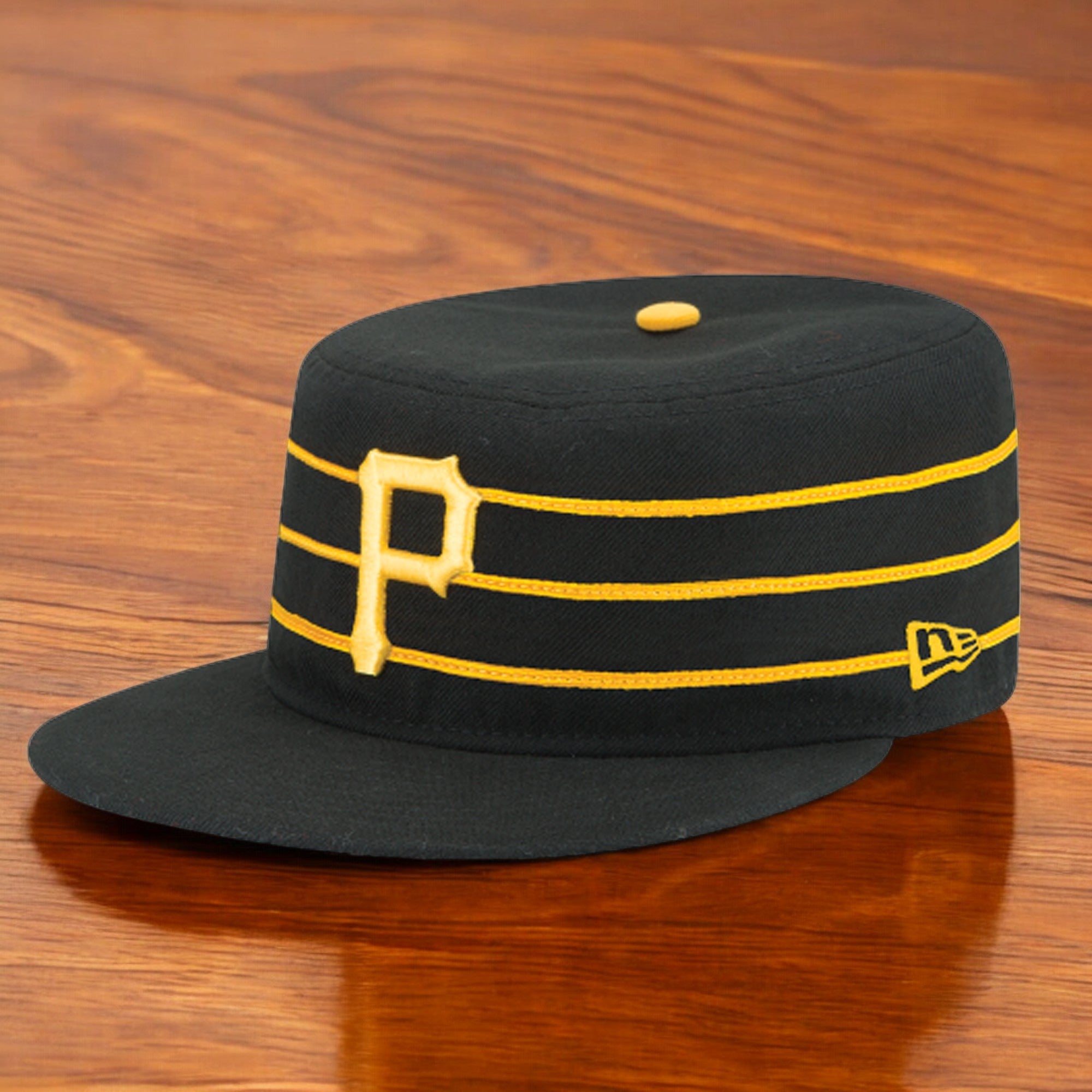 [11451908] Mens New Era MLB 59Fifty Authentic Fitted - Pittsburgh Pirates