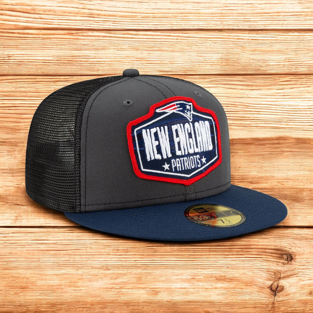 [60139129] Mens New Era NFL 2021 Draft 59Fifty Fitted - New England Patriots