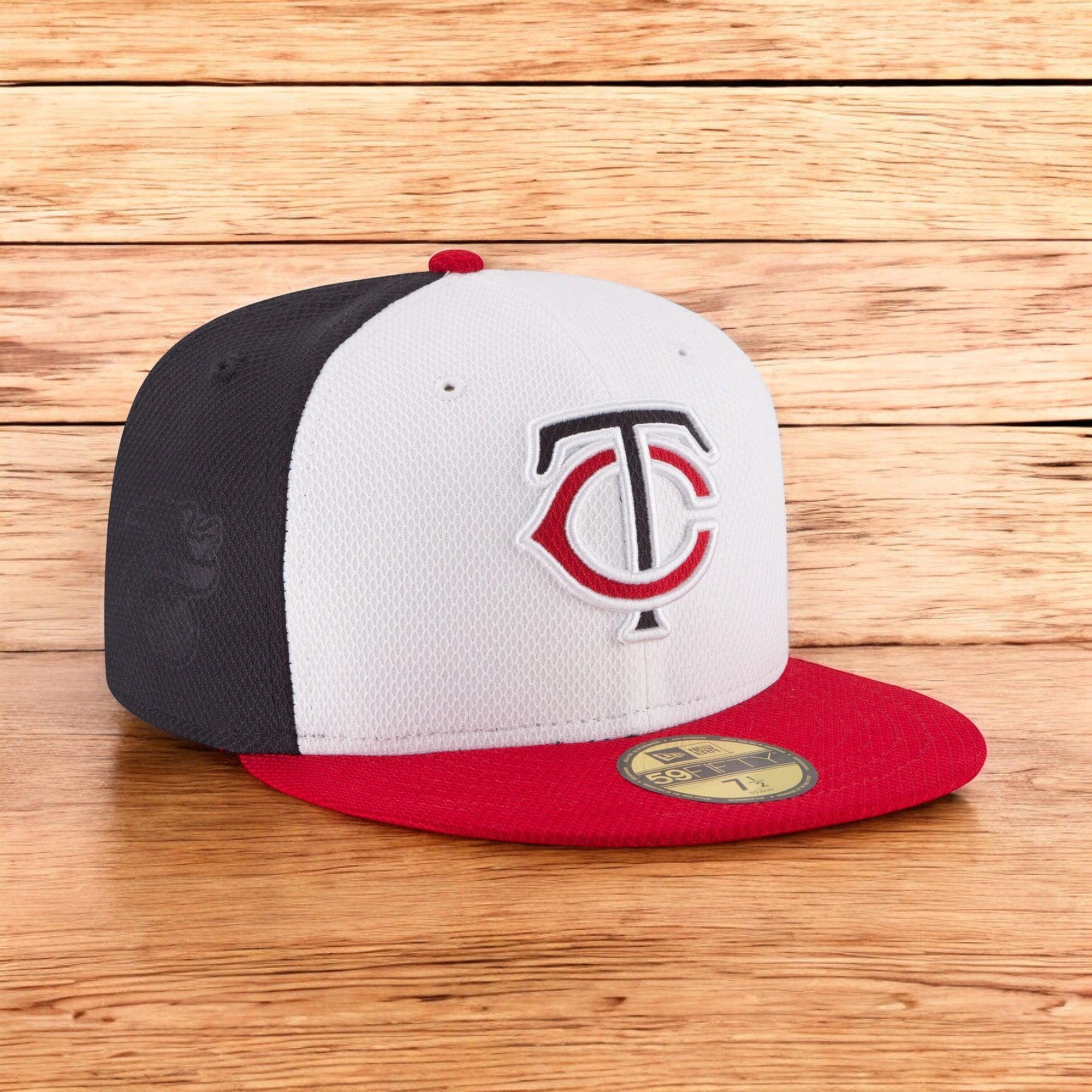 [10757137] Mens New Era MLB Diamond Era 59Fifty Fitted - Minnesota Twins