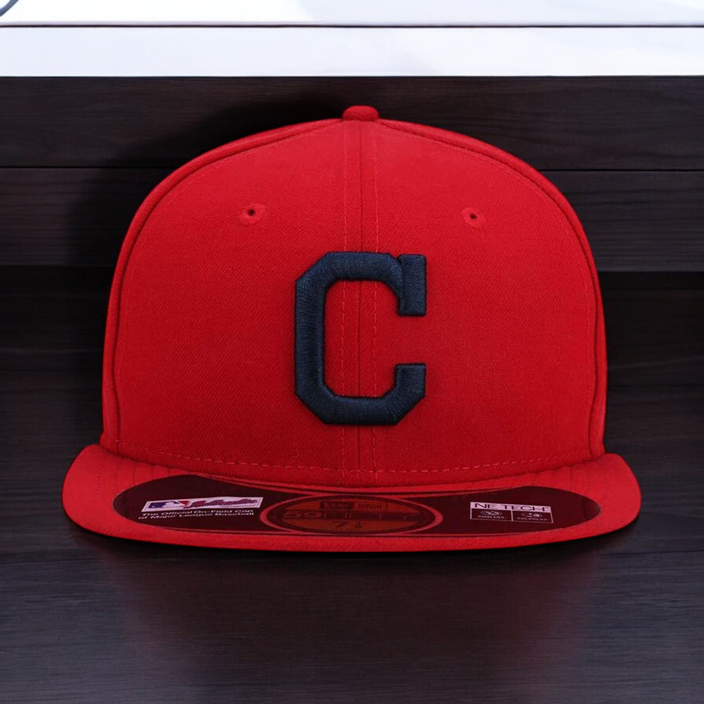 [70156169] Mens New Era MLB On-Field 59Fifty Fitted - Cleveland Indians