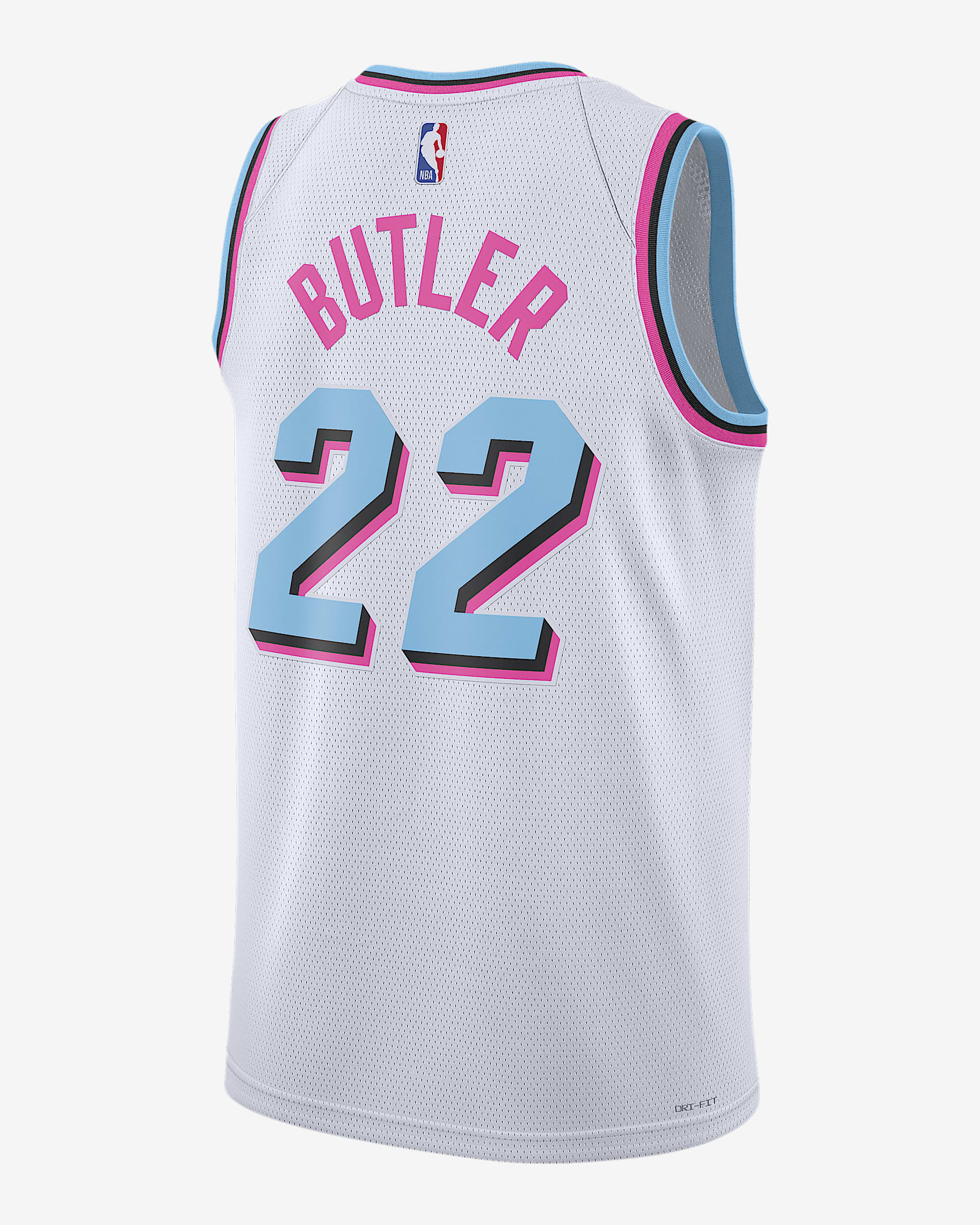 [HJ6706-100] MENS NIKE NBA HEAT '22 BUTLER' 24/25 CITY EDITION SWINGMAN JERSEY