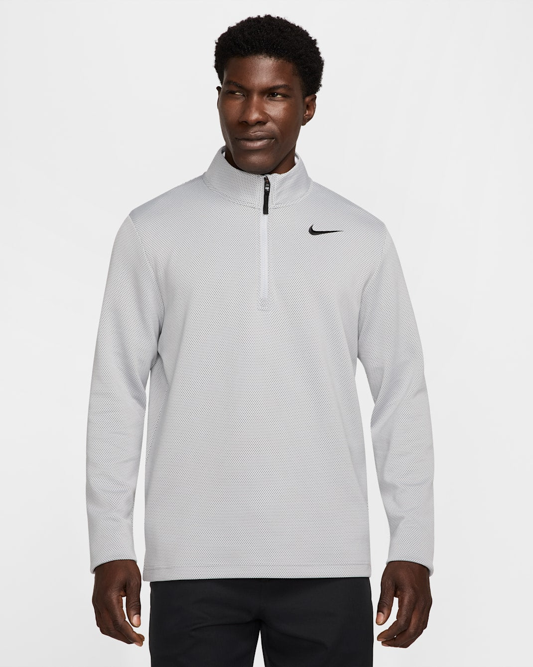 [FZ7462-012] MENS NIKE DRI-FIT VICTORY THERMAFLEX HALFZIP TOP