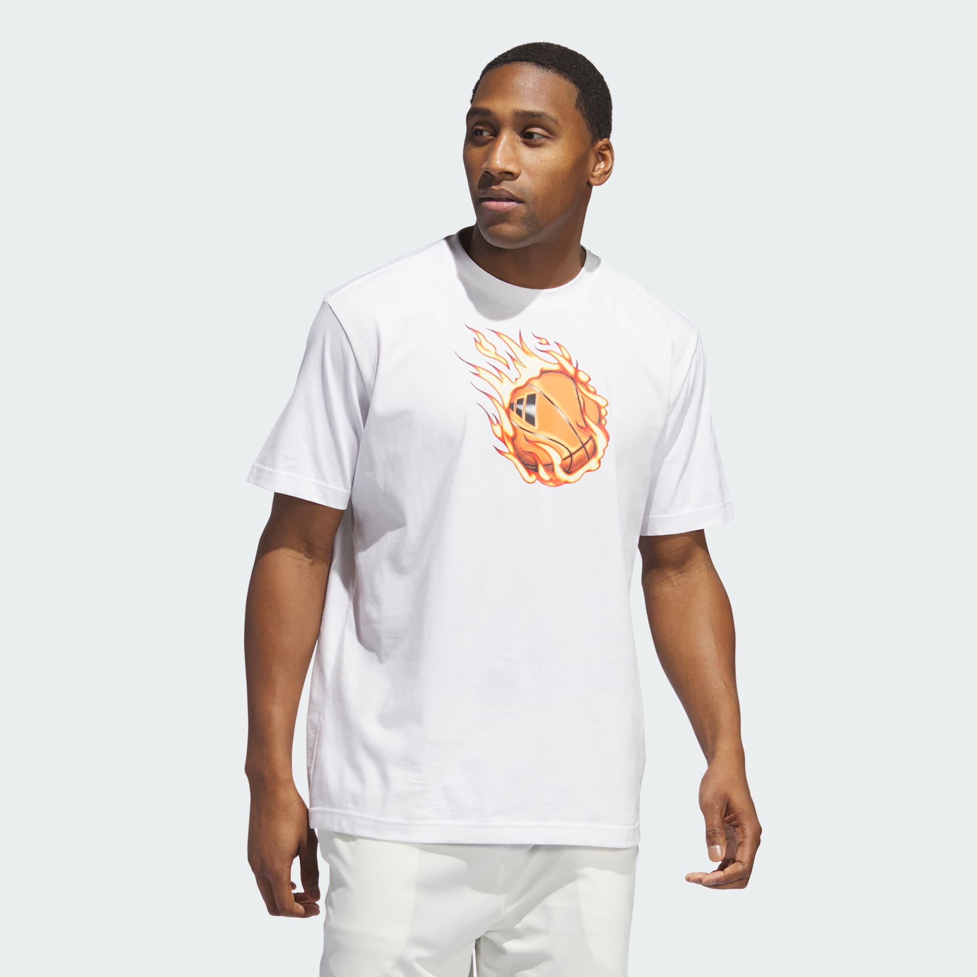 [IY1160] MENS ADIDAS ON FIRE SHORT SLEEVE T-SHIRT