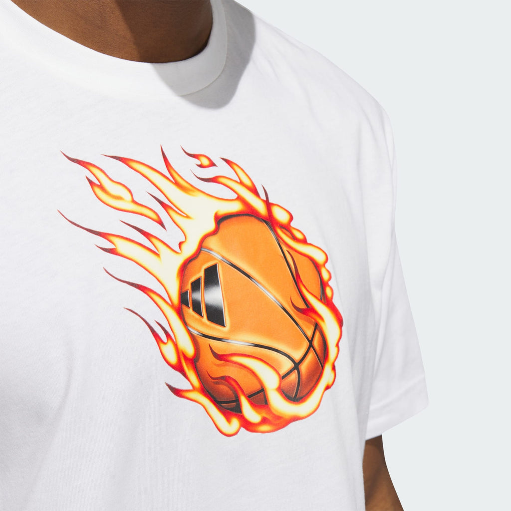 [IY1160] MENS ADIDAS ON FIRE SHORT SLEEVE T-SHIRT