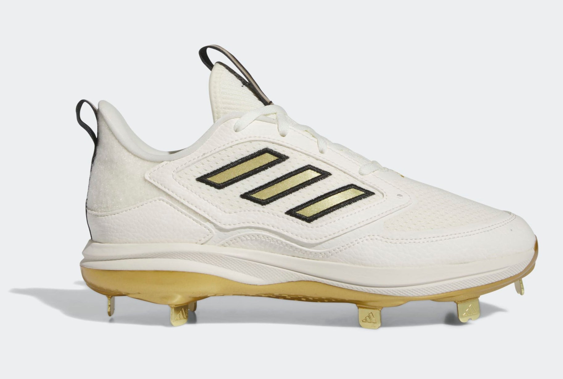 [ID7638] WOMENS ADIDAS ADIZERO PUREHUSTLE 3 ELITE 'OFF WHITE GOLD METALLIC' (NO LID)