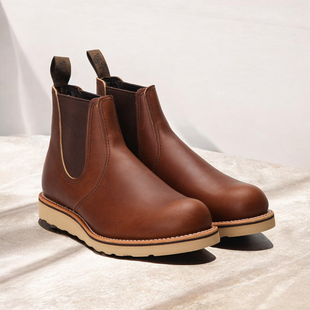 [3190] Mens RED WING CLASSIC CHELSEA - AMBER