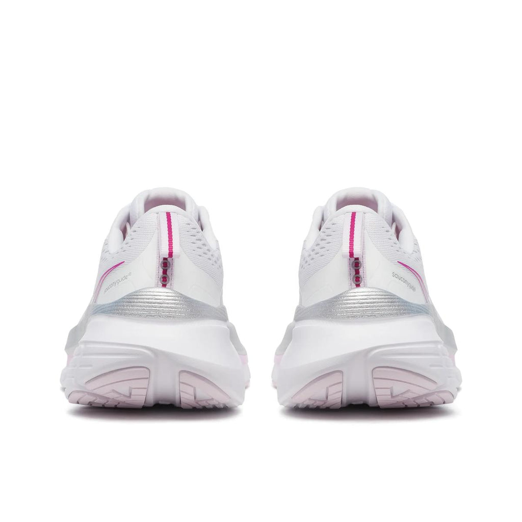 [S10998-160] WOMENS SAUCONY GUIDE 18 'WHITE/FUSCHIA'