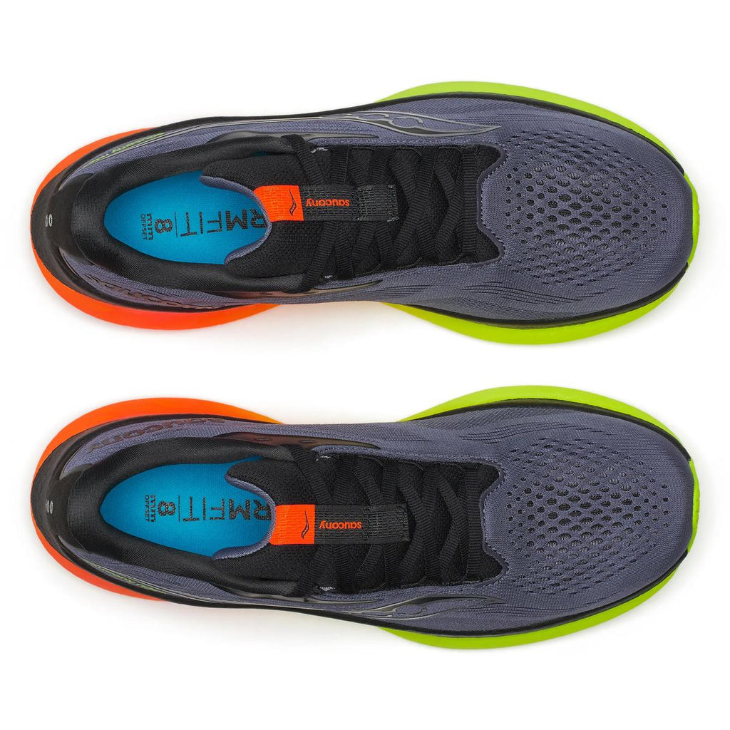 [S21000-99] MENS SAUCONY RIDE 18 'BLACK/YELLOW/ORANGE'