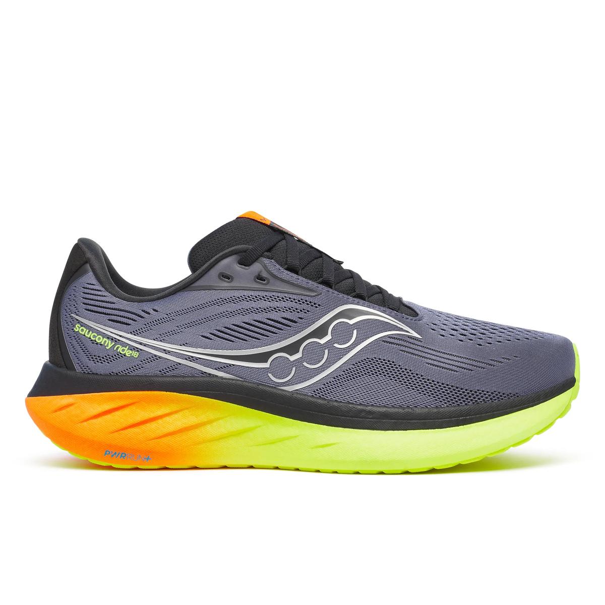 [S21000-99] MENS SAUCONY RIDE 18 'BLACK/YELLOW/ORANGE'