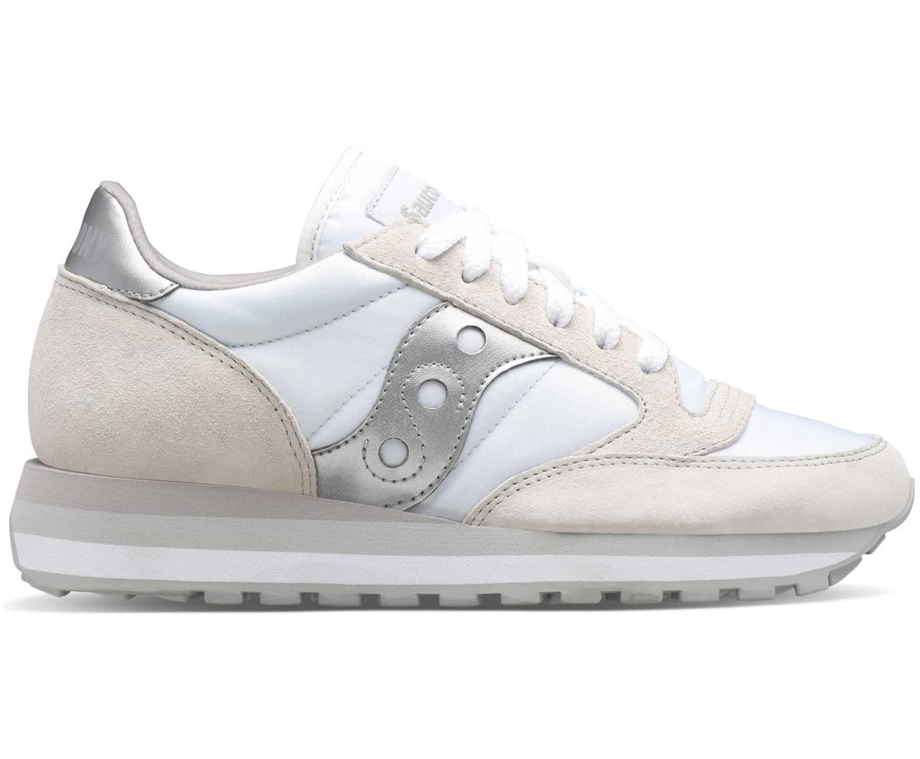 [S60530-16] WOMENS SAUCONY JAZZ TRIPLE 'WHITE/SILVER'