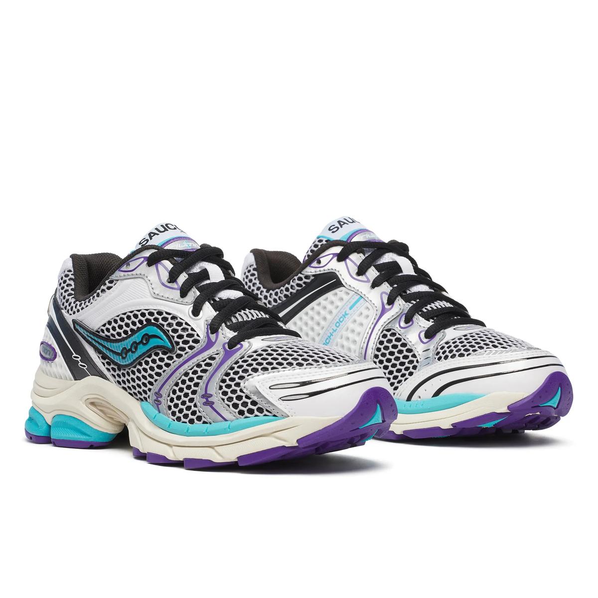 [S70704-13] MENS SAUCONY PROGRID TRIUMPH 4 'WHITE BLUE'