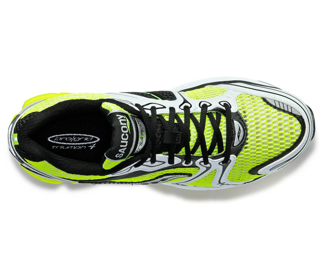 [S70704-6] MENS SAUCONY PROGRID TRIUMPH 4 'YELLOW SILVER'
