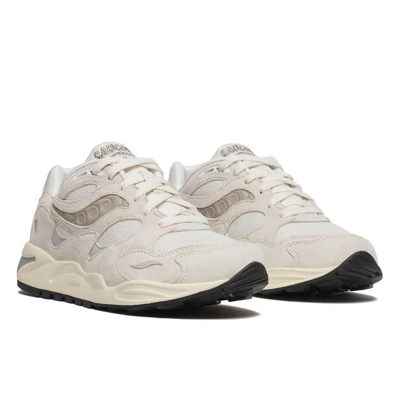 [S70772-5] MENS SAUCONY GRID SHADOW 2 'WHITE/CREAM'