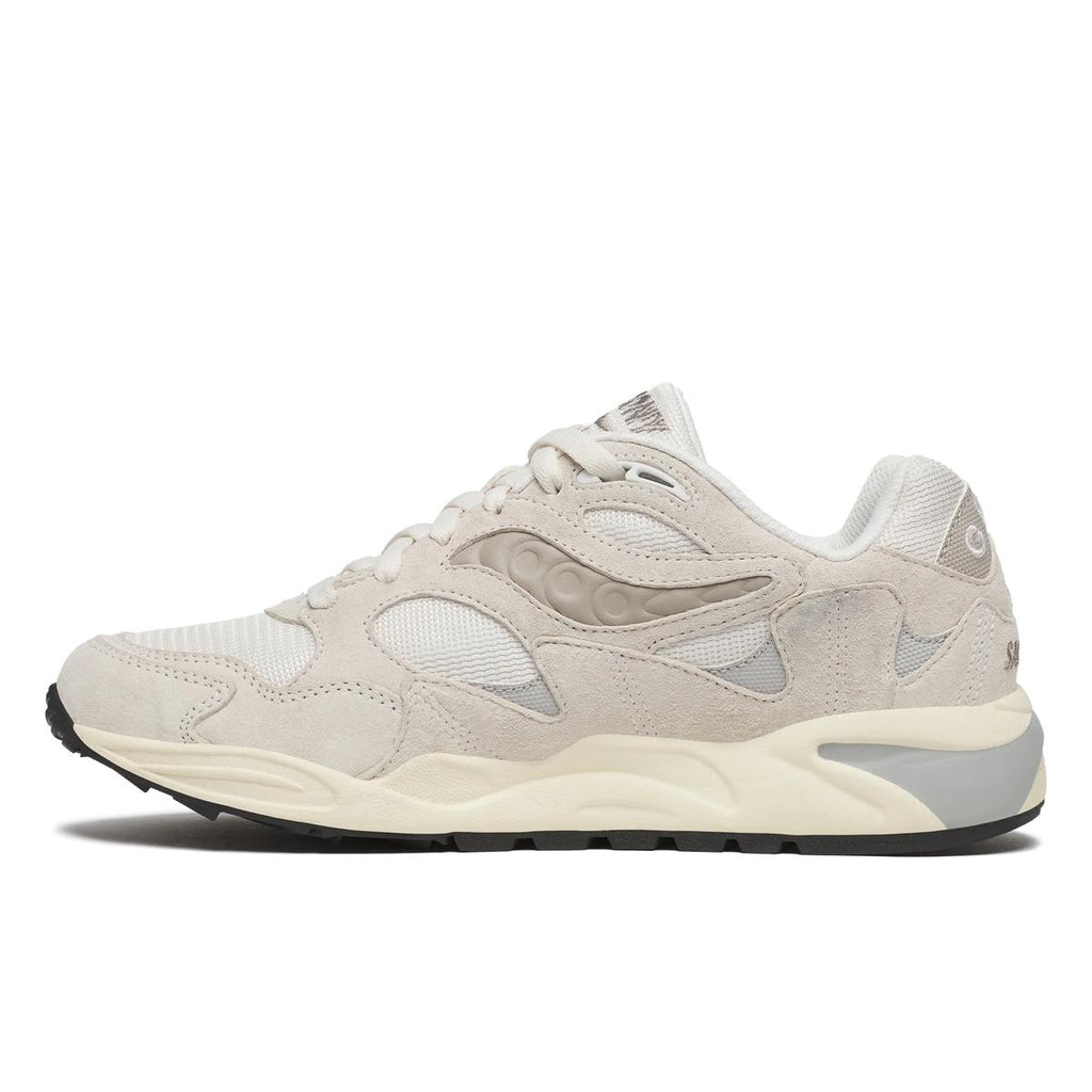 [S70772-5] MENS SAUCONY GRID SHADOW 2 'WHITE/CREAM'