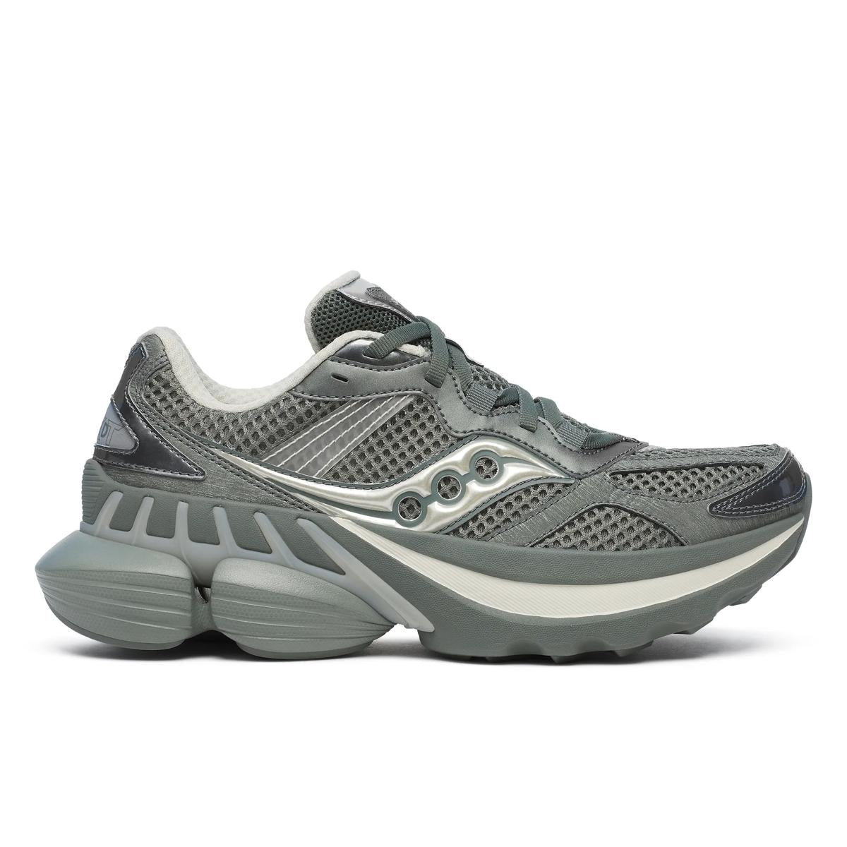 [S70797-6] MENS SAUCONY GRID NXT 'GREEN/SILVER'