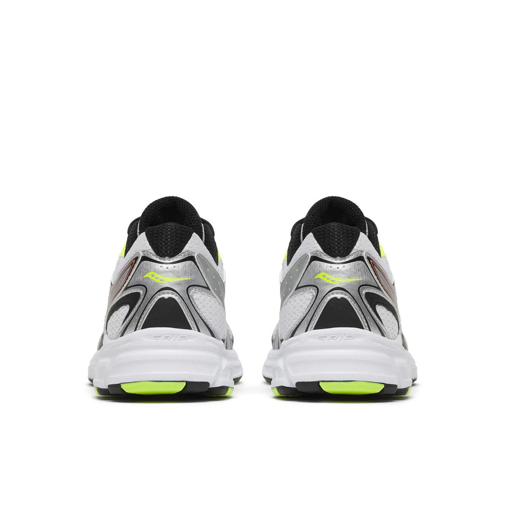 [S70812-12] MENS SAUCONY RIDE MILLENNIUM 'WHITE SILVER LIME ORANGE'