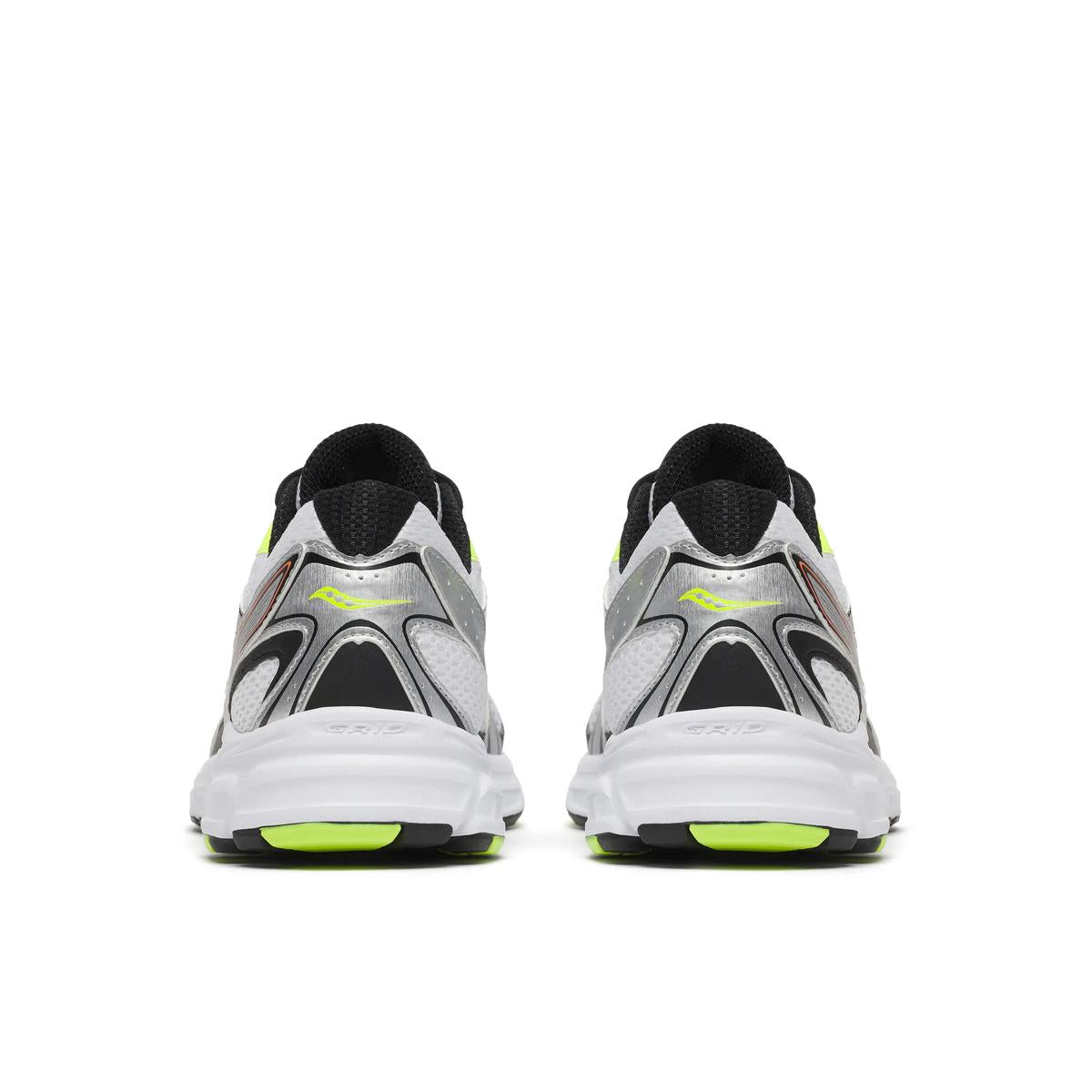 [S70812-12] MENS SAUCONY RIDE MILLENNIUM 'WHITE SILVER LIME ORANGE'