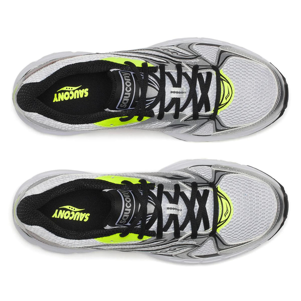 [S70812-12] MENS SAUCONY RIDE MILLENNIUM 'WHITE SILVER LIME ORANGE'