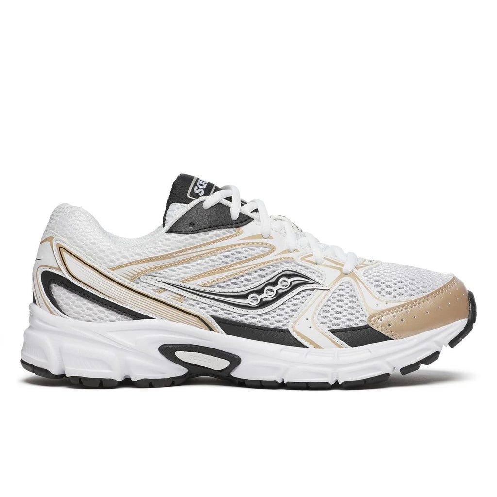[S70812-18] MENS SAUCONY RIDE MILLENNIUM 'WHITE/GOLD/BLACK'