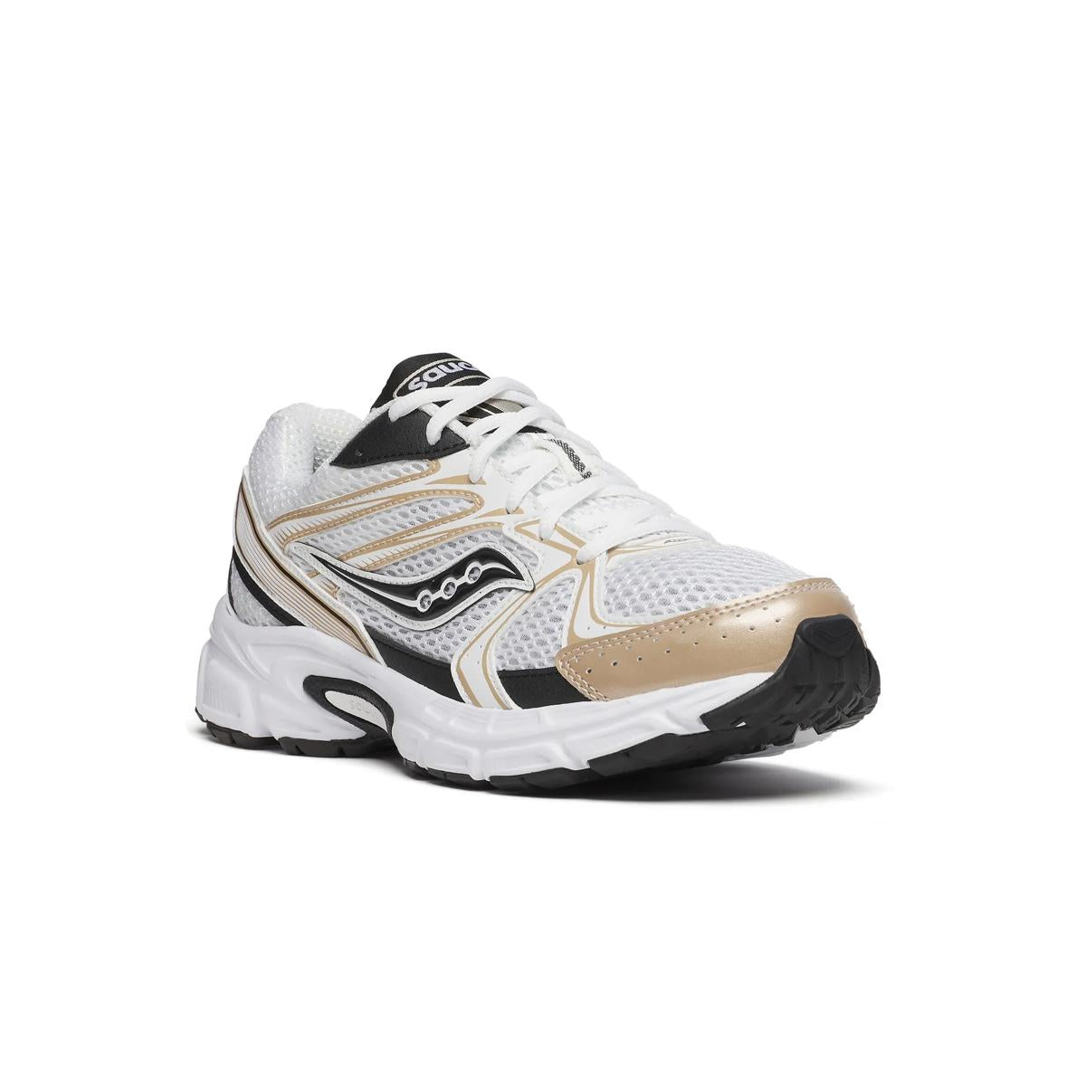 [S70812-18] MENS SAUCONY RIDE MILLENNIUM 'WHITE/GOLD/BLACK'