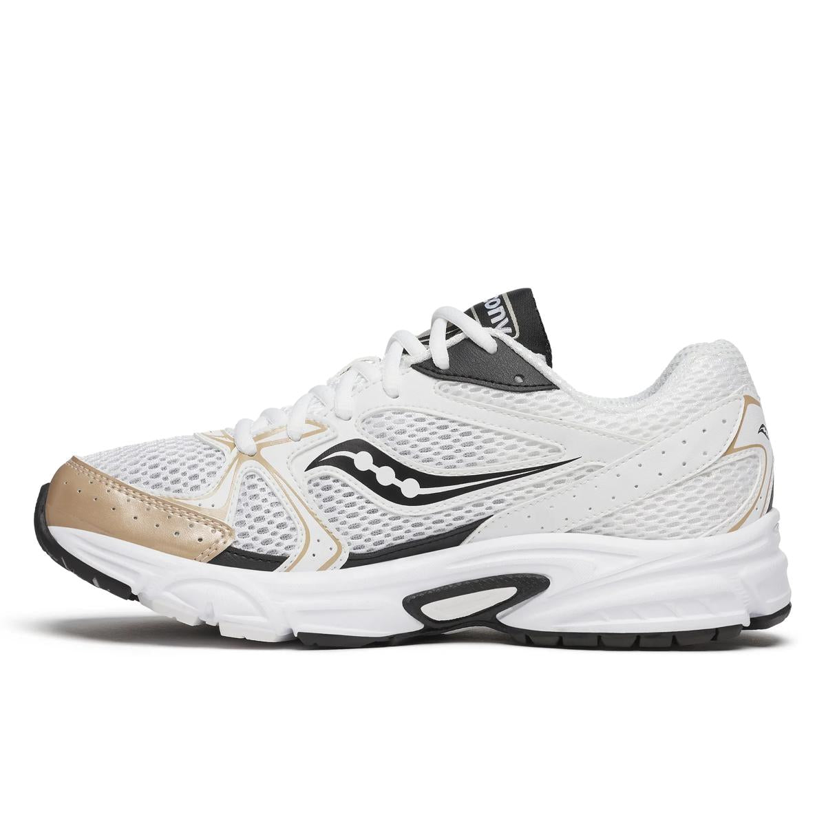 [S70812-18] MENS SAUCONY RIDE MILLENNIUM 'WHITE/GOLD/BLACK'