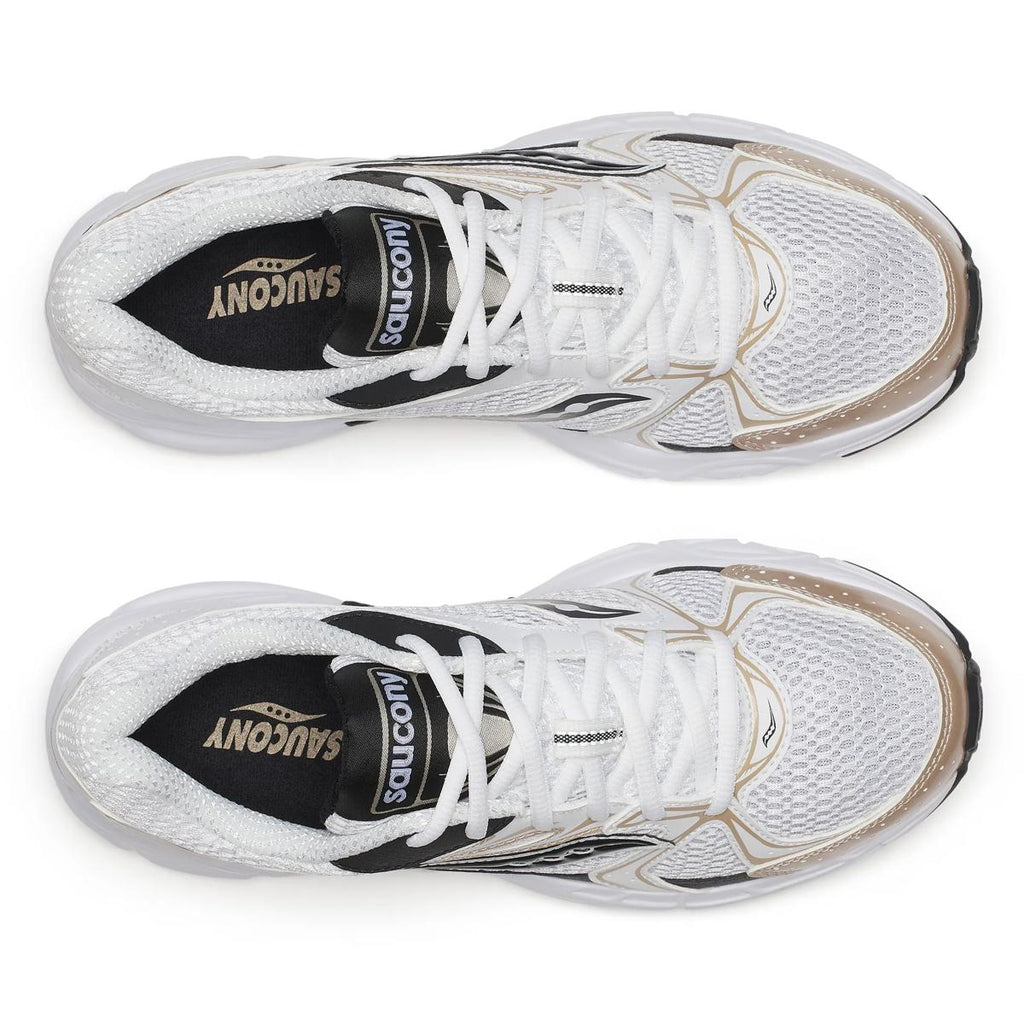 [S70812-18] MENS SAUCONY RIDE MILLENNIUM 'WHITE/GOLD/BLACK'