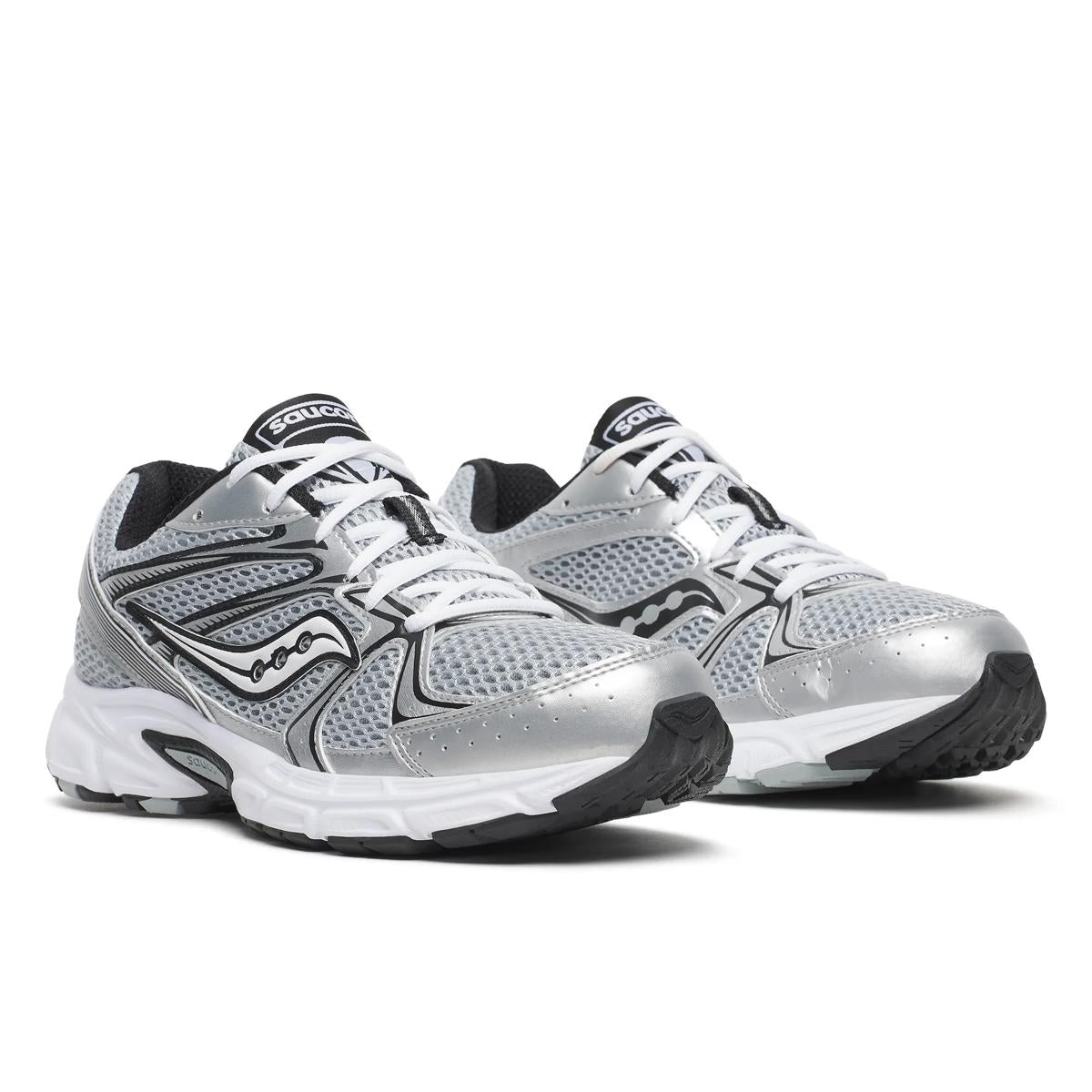 [S70812-70] MENS SAUCONY RIDE MILLENNIUM 'SILVER/BLACK'