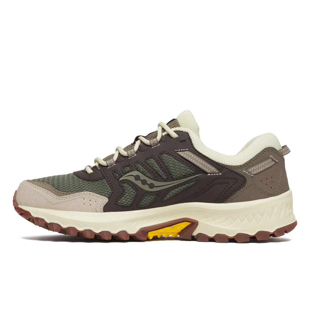 [S70814-6] MENS SAUCONY GRID PEAK 'OLIVE/BROWN'