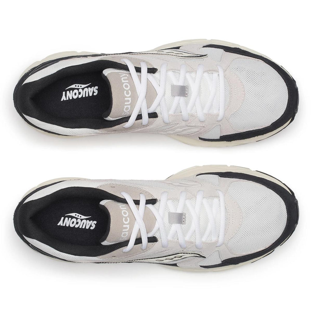 [S70856-4] MENS SAUCONY RIDE MILLENIUM 'WHITE/BLACK'