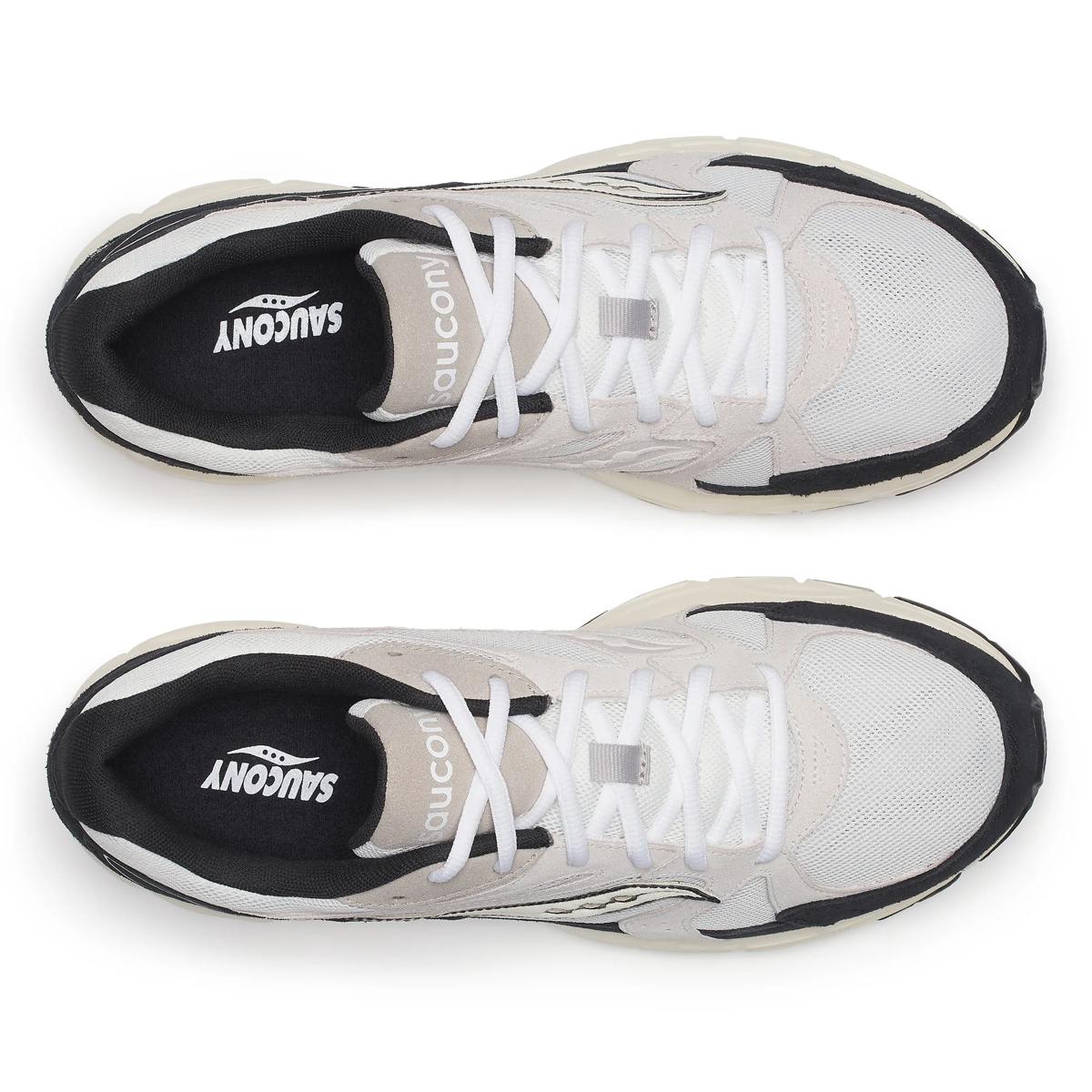 [S70856-4] MENS SAUCONY RIDE MILLENIUM 'WHITE/BLACK'