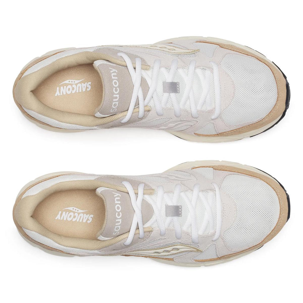 [S70856-6] MENS SAUCONY RIDE MILLENIUM 'WHITE/SAND'