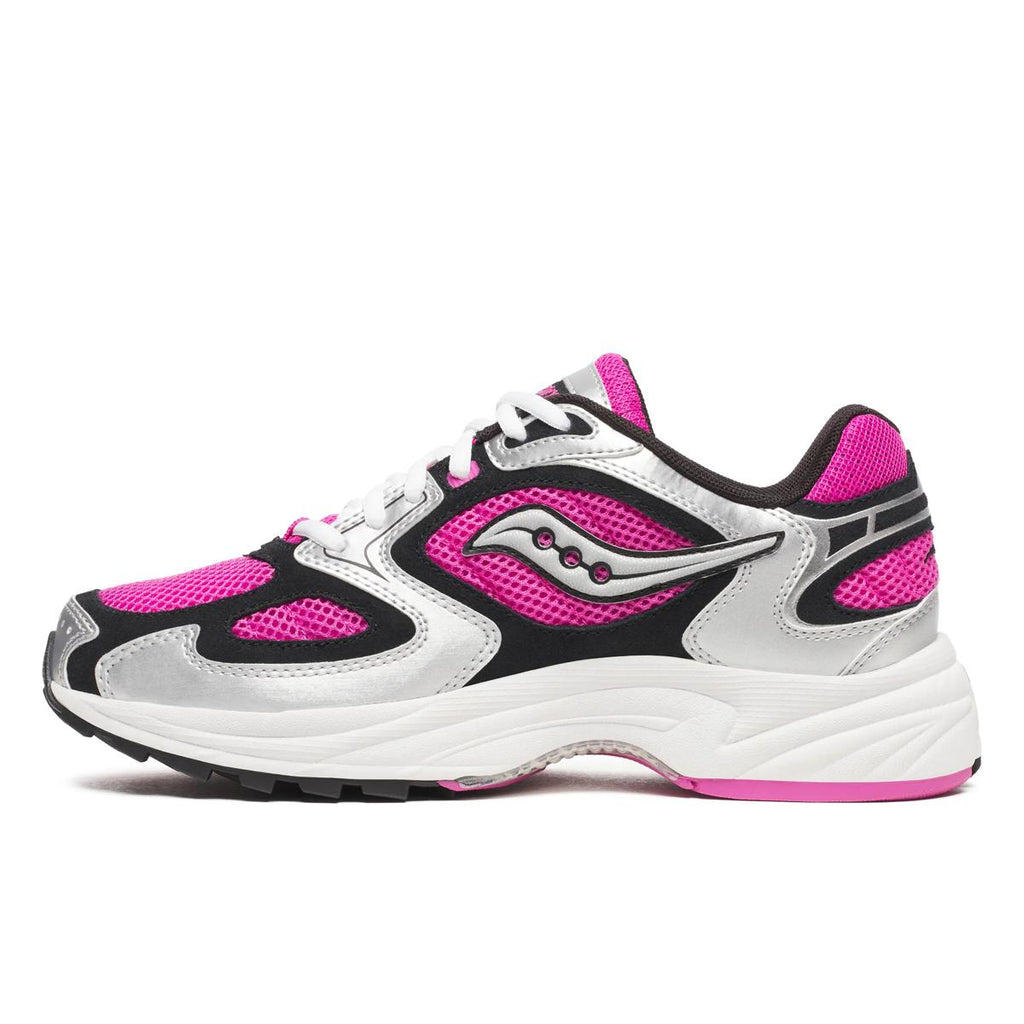 [S70899-7] MENS SAUCONY GRID JAZZ 9 'PINK/SILVER'