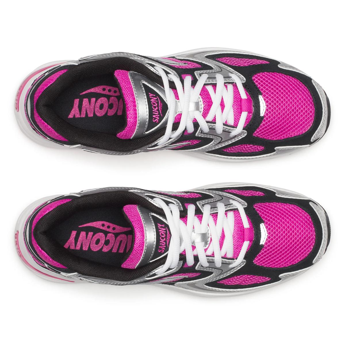[S70899-7] MENS SAUCONY GRID JAZZ 9 'PINK/SILVER'