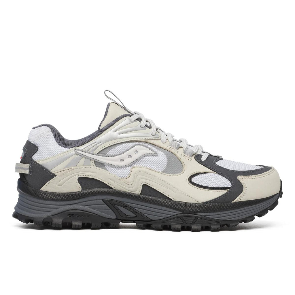 [S70908-1] MENS SAUCONY GRID AURA X 'WHITE/SILVER'