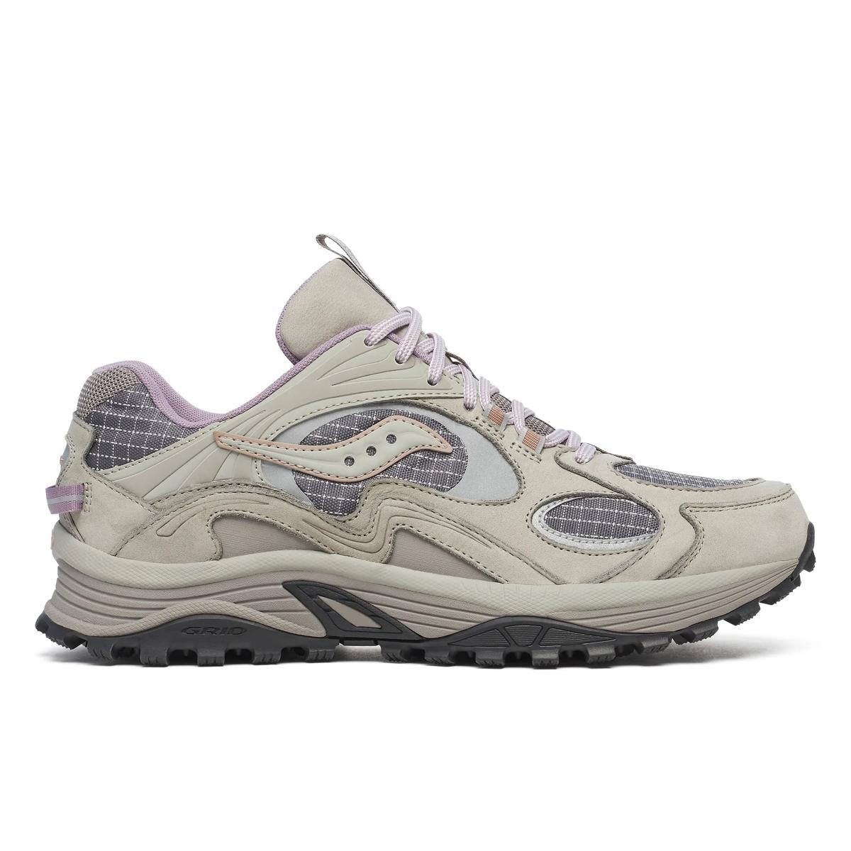 [S70924-2] MENS SAUCONY GRID AURA X 'GREY/AGAVE'