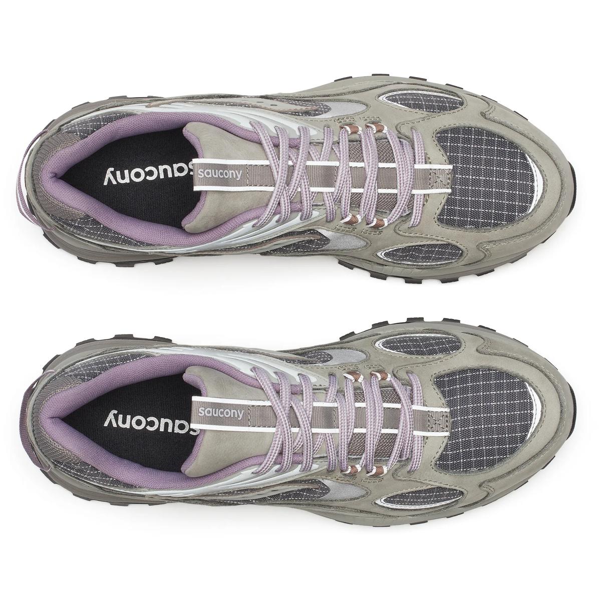 [S70924-2] MENS SAUCONY GRID AURA X 'GREY/AGAVE'
