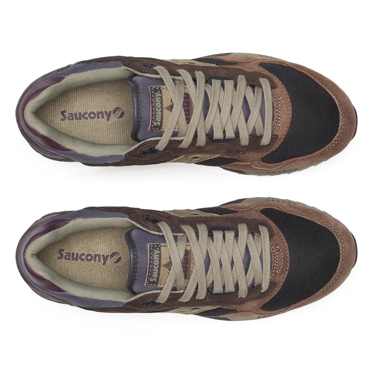[S70944-1] MENS SAUCONY SHADOW 5000 'DARK GREY/PLUM'