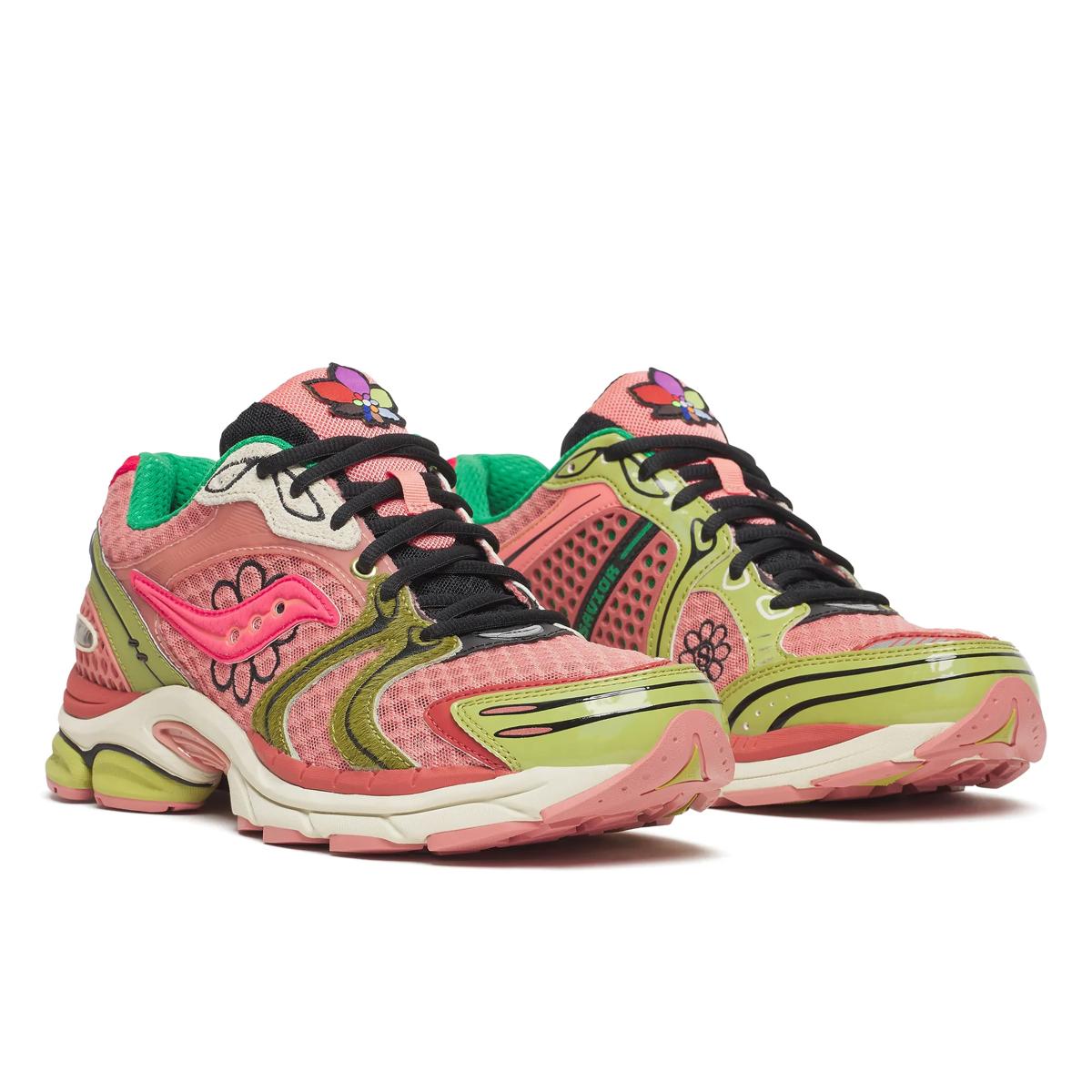 [S70966-2] MENS SAUCONY PROGRID TRIUMPH 4 'JAE TIPS FLOWERS GROW UPTOWN VIRGINIA CREEPER'