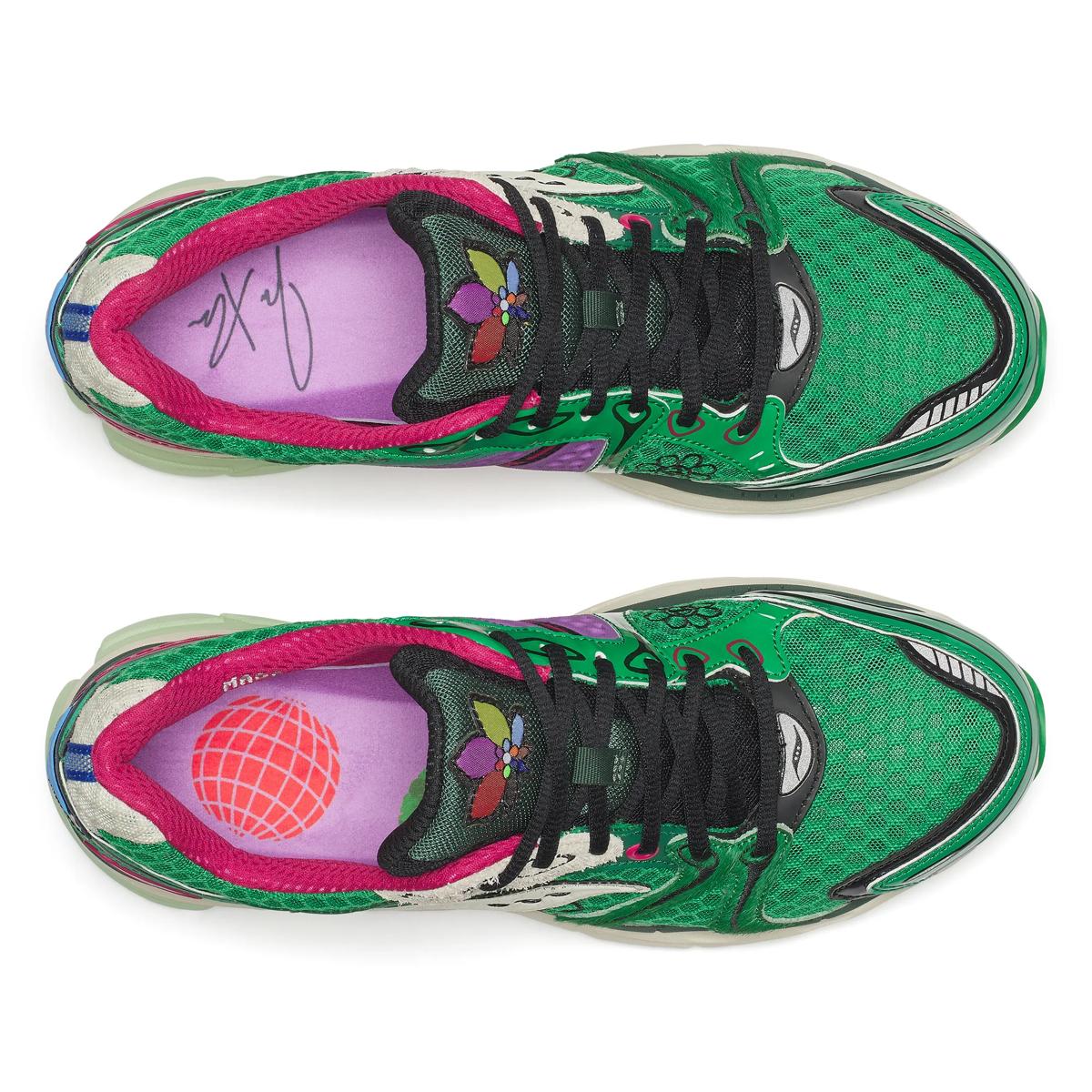 [S70966-4] MENS SAUCONY PROGRID TRIUMPH 4 'JAE TIPS FLOWERS GROW UPTOWN'
