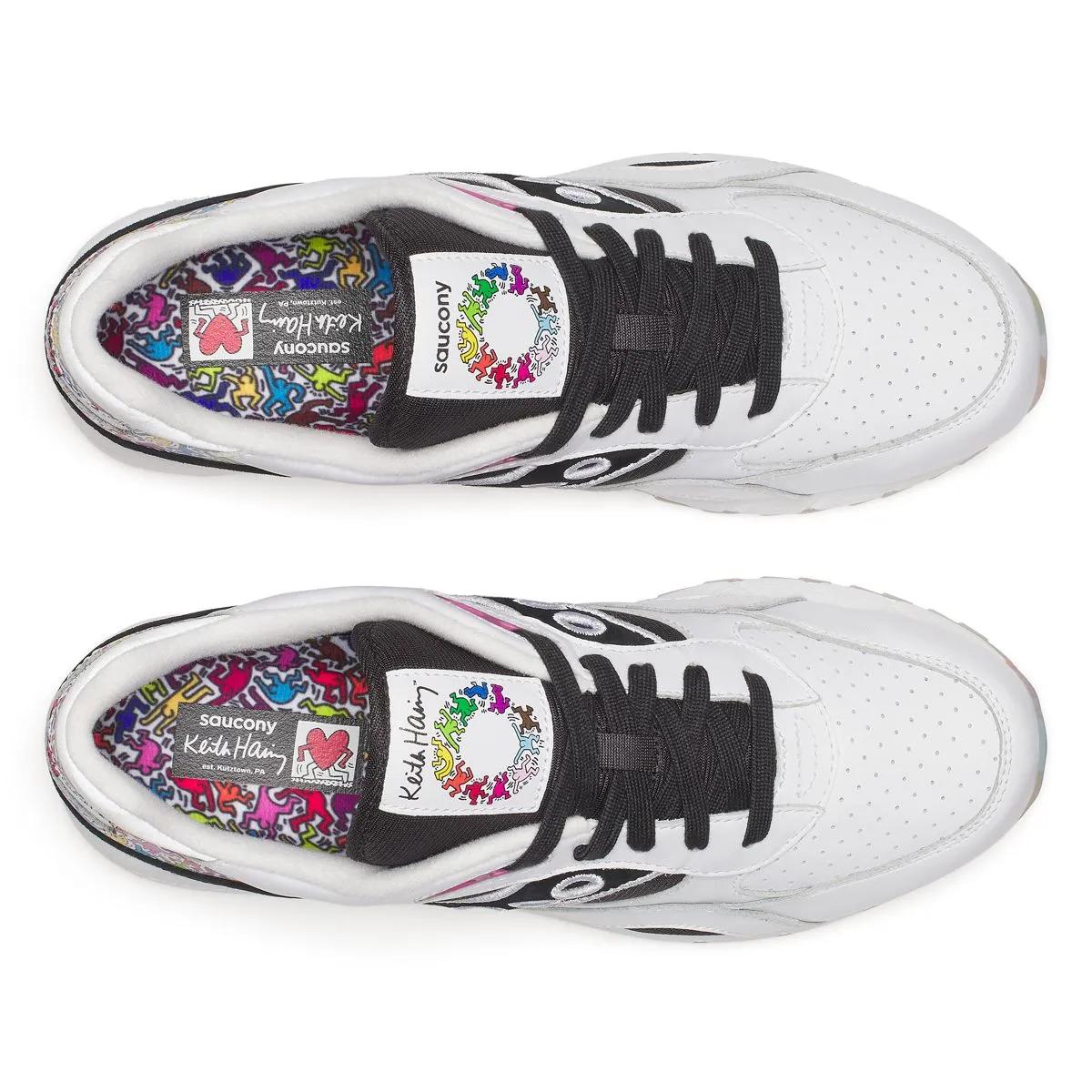 [S70973-1] MENS SAUCONY SHADOW 6000 'KEITH HARING LOVE'