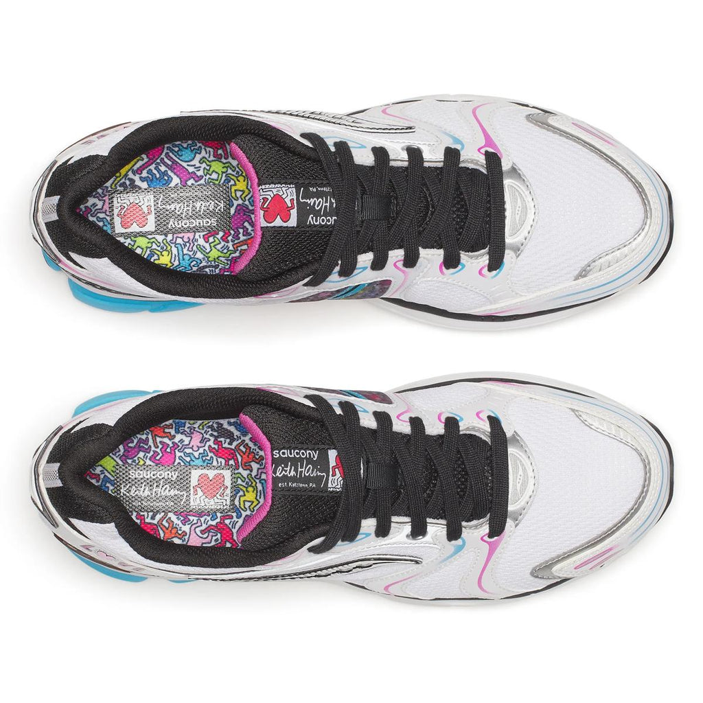 [S70974-1] MENS SAUCONY PROGRID TRIUMPH 4 'KEITH HARING LOVE'