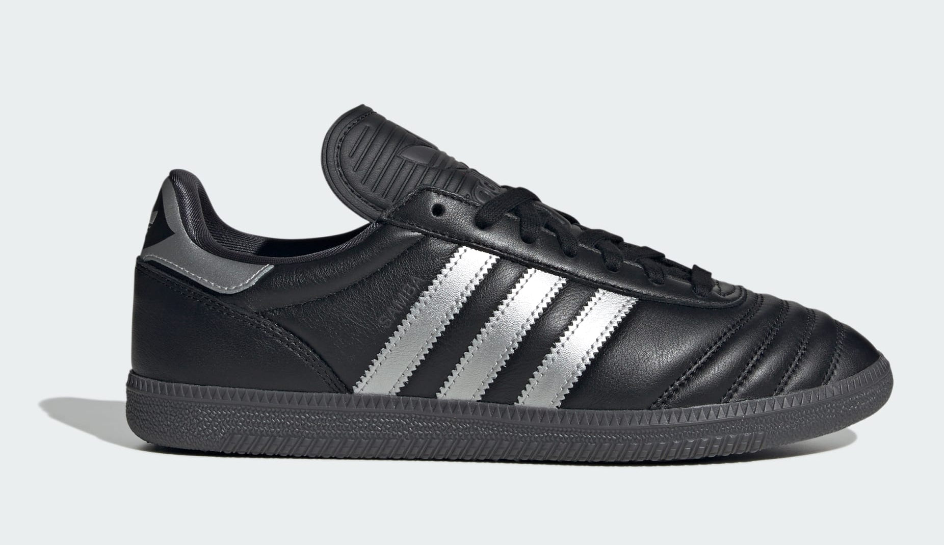 [HQ9241] MENS ADIDAS SAMBA JP 'BLACK SILVER METALLIC'