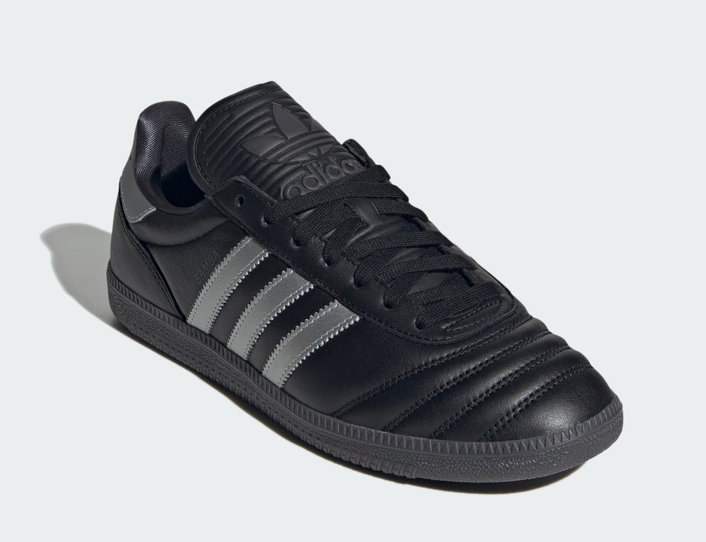 [HQ9241] MENS ADIDAS SAMBA JP 'BLACK SILVER METALLIC'