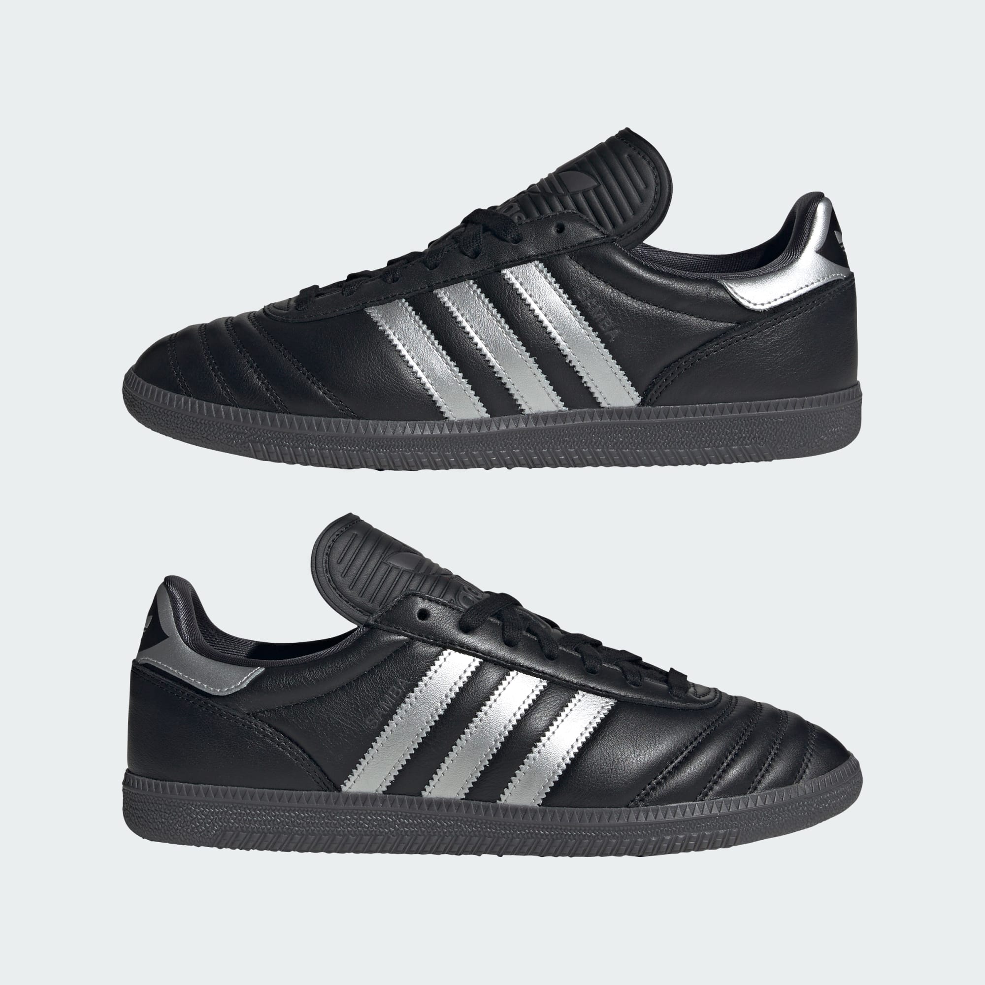 [HQ9241] MENS ADIDAS SAMBA JP 'BLACK SILVER METALLIC'