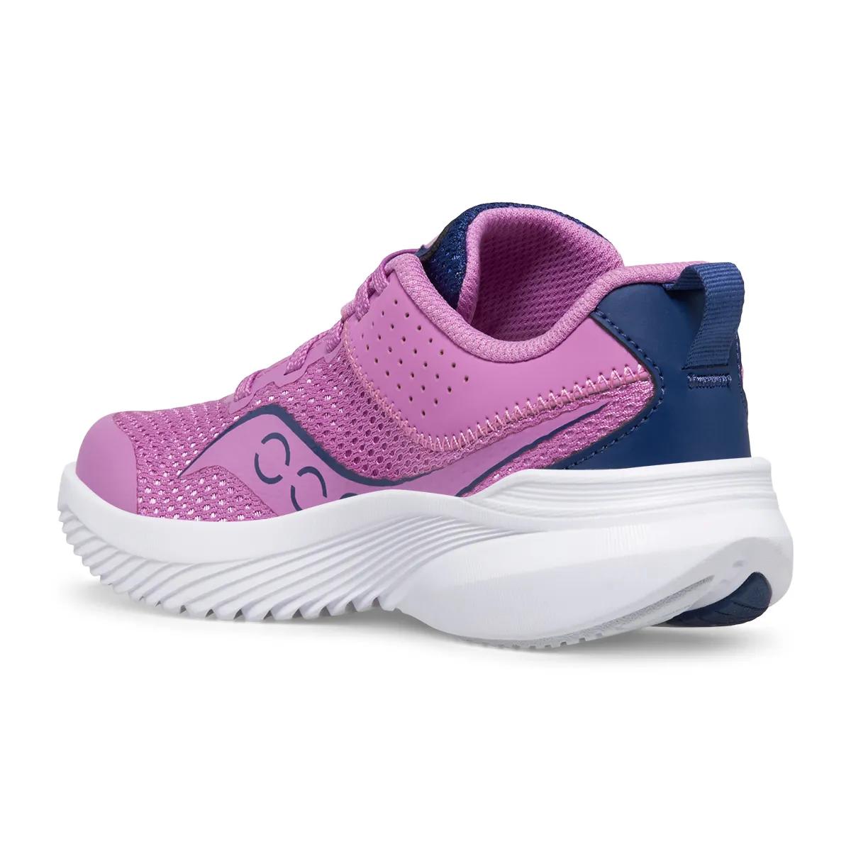 [SK167269] GRADE SCHOOL SAUCONY KINVARA 14 'GRAPE/INDIGO'