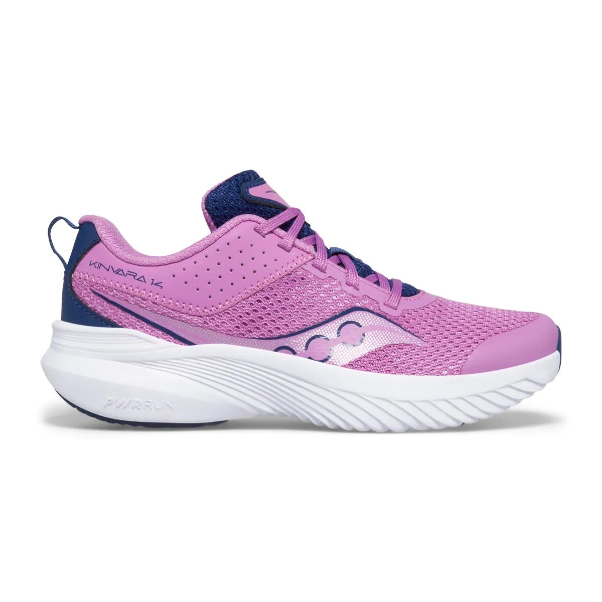 [SK167269] GRADE SCHOOL SAUCONY KINVARA 14 'GRAPE/INDIGO'