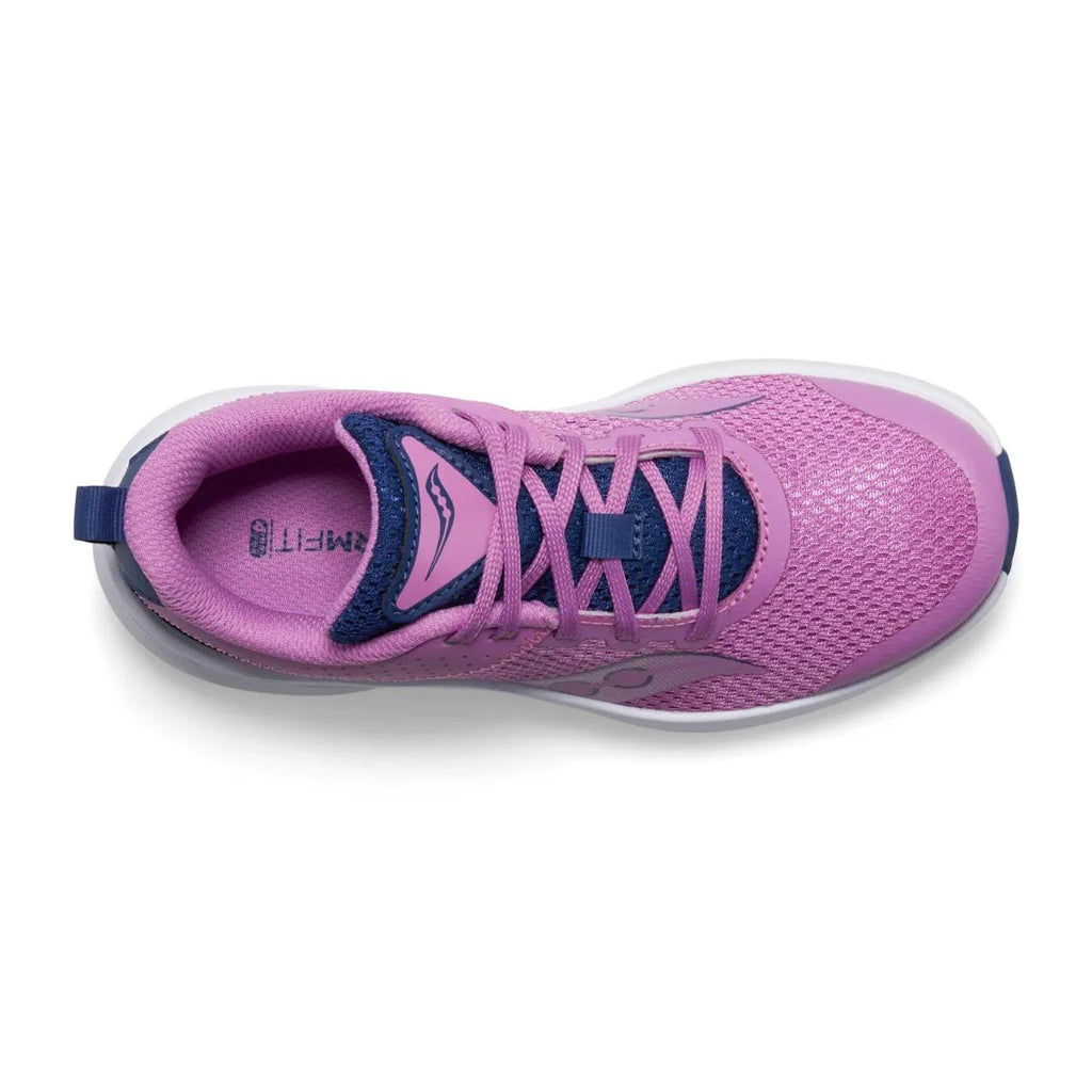 [SK167269] GRADE SCHOOL SAUCONY KINVARA 14 'GRAPE/INDIGO'