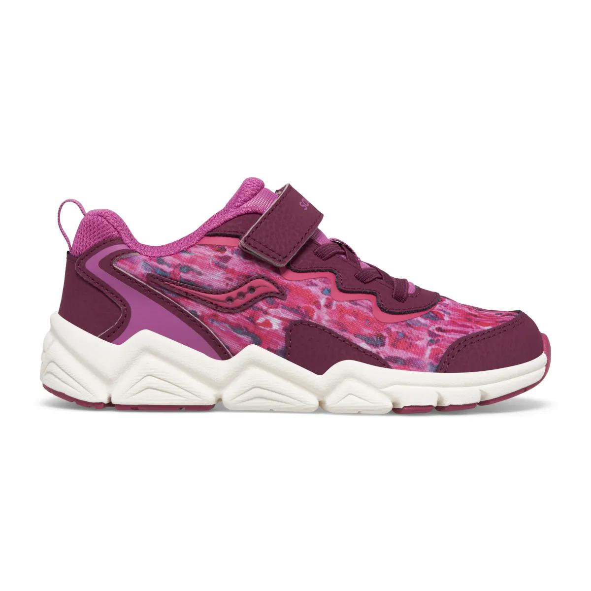 [SK167287-WIDE] PRESCHOOL SAUCONY FLASH A/C 3.0 (WIDE WIDTH) 'BURGUNDY'