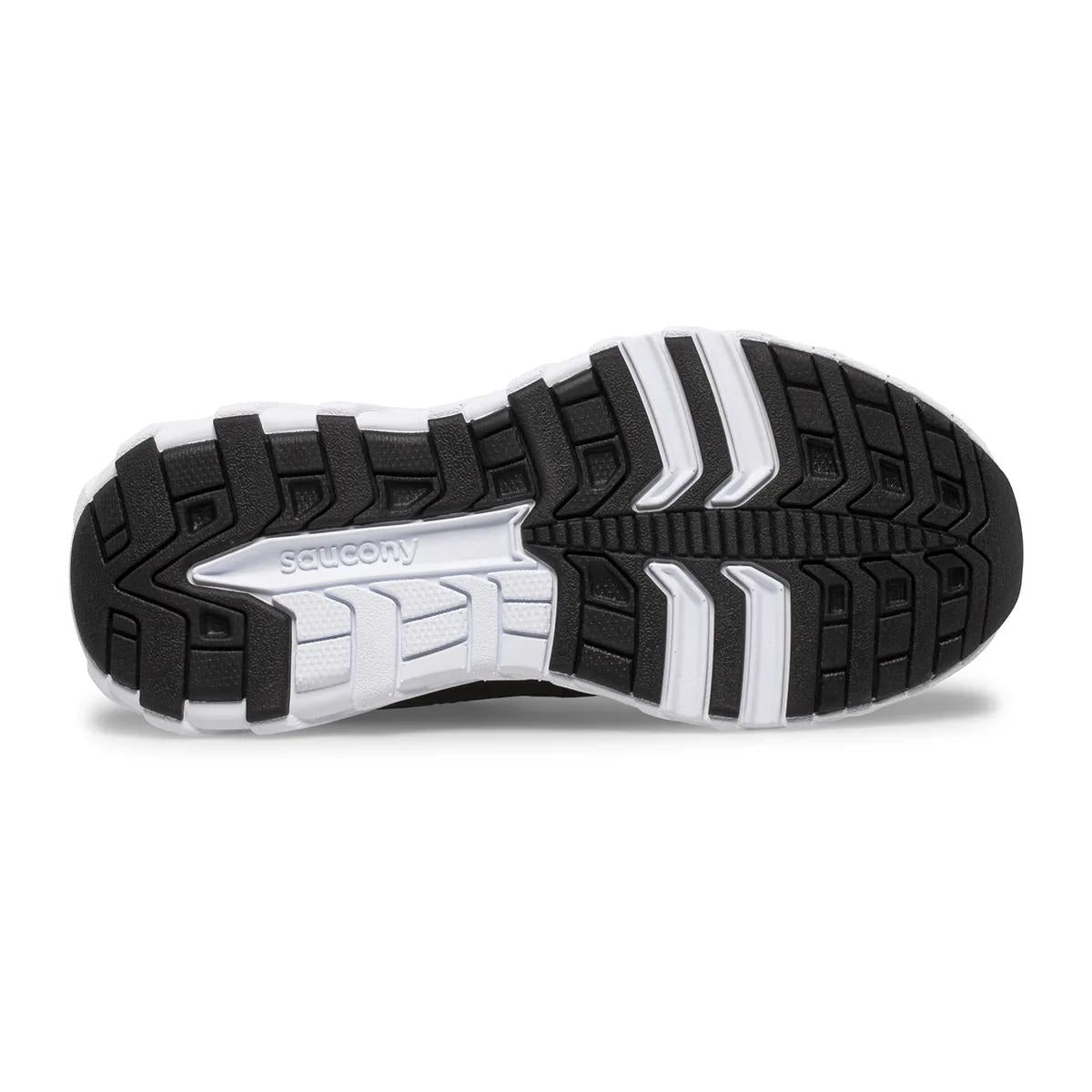 [SK265582-WIDE] PRESCHOOL SAUCONY WIND 2.0  'WIDE WIDTH' 'BLACK/WHITE'
